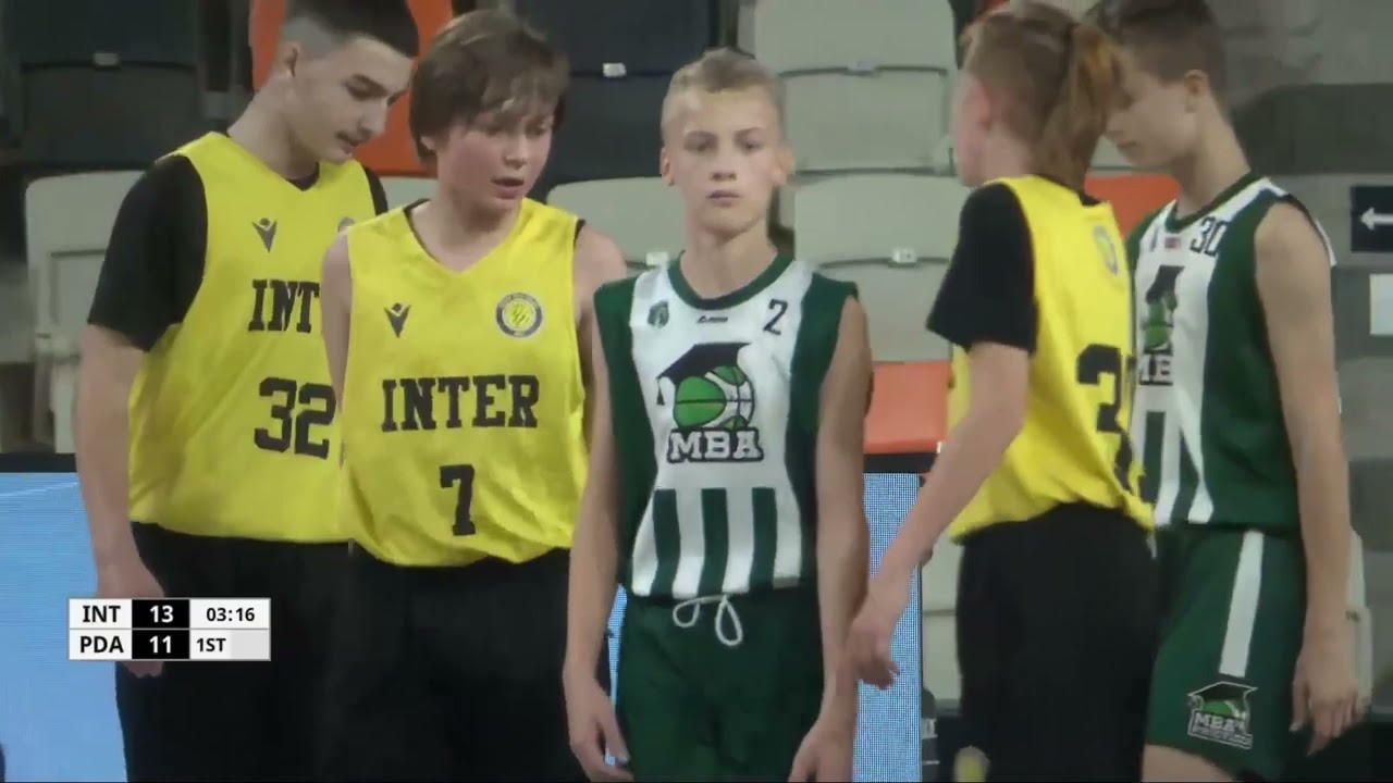 Finále MSR U13: Inter Bratislava - MBA Prievidza 65:66