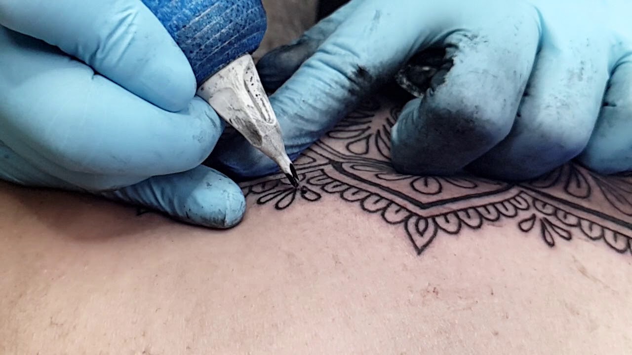 Slow motion mandala tattoo by Kwarog