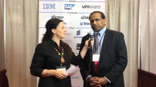 TIEcon 2014 TiE50 Mahendra Sunkara of Advanced Energy Materials interviews with Lara Boucher