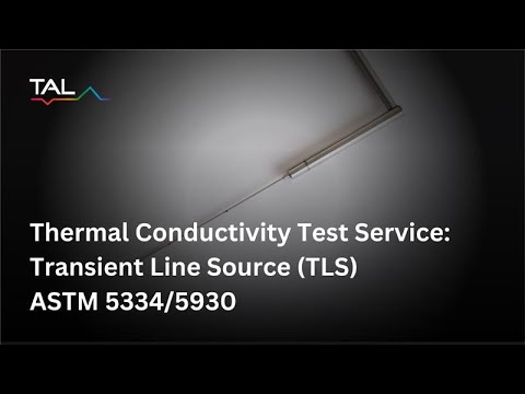 Thermal Conductivity Test Service: ASTM 5334 / 5930 with Transient Line ...