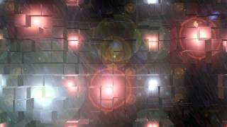 4K SqirlzReflect / VirtualDub | 2D Rain & Cubes Animation