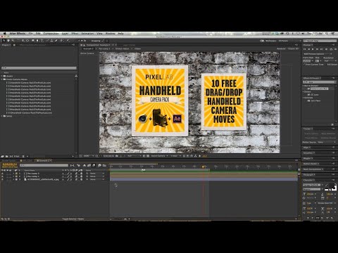 Free Handheld Camera Pack for AE and C4D