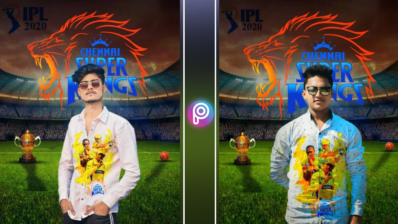 CSK - Chennai Super King  Photo Editing Tutorial | Picsart IPL Photo Editing | Image Creation
