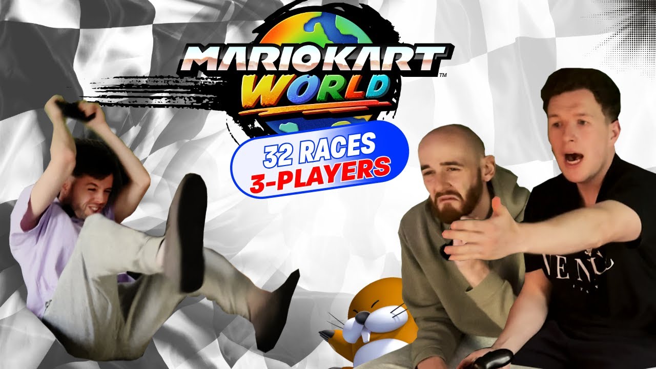 Mario Kart World Local 3-Player 32 Race Grand Prix (150cc) | S1E1 - YouTube