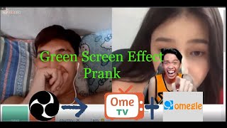 How to use green screen effect on OBS for video prank Omegle and Ome TV  (Full Tutorial)