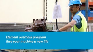 Atlas Copco Element overhaul program Give your compressor a new life