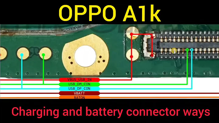 OPPO A1k battery and charging connector ways solution - 天天要闻