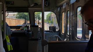 SEPTA HD 60fps: Brookville PCC II Front End View on Route 15 Girard Avenue Line (7/10/18)