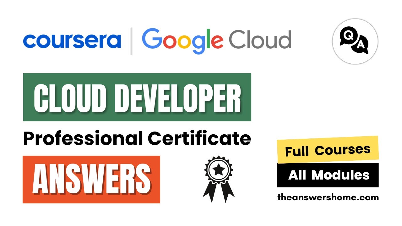 Google Cloud Developer Full Course Answers (Members Only) - YouTube