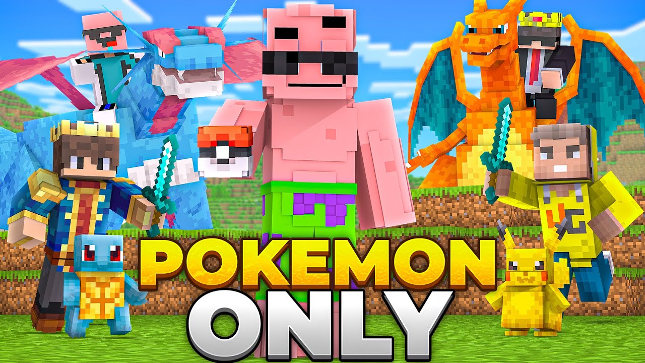 I Joined a 'POKEMON ONLY' Minecraft Server!