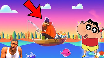 NOOB vs PRO vs HACKER in TINY FISHING x GO FISH with SHINCHAN and CHOP | Part 3