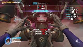 (OW Ranked Gold / Platinium) TP Bomb Dva 5+1 kills (w/ Rein + Dva + Sym)