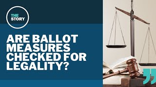 Checking if ballot measures are checked for legality