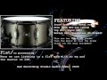 TAMA Metalworks Snare Drum Audio Demo
