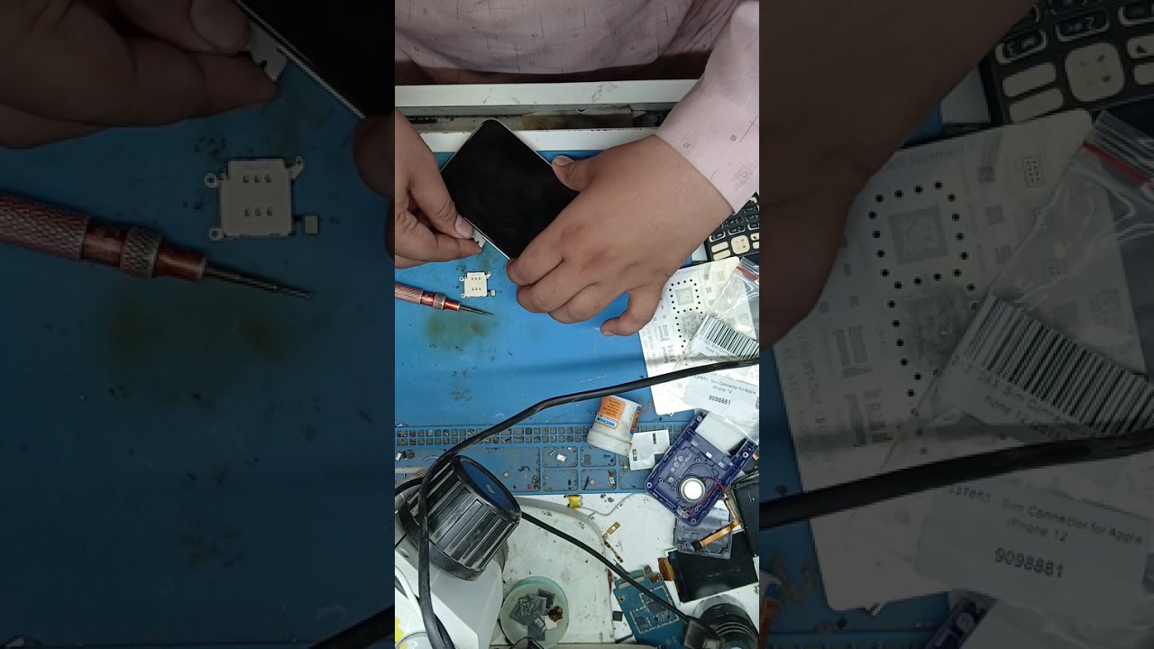 sim slot replacement of my own iPhone 12. 