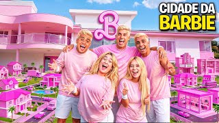 WE BUILT A GIANT BARBIE CITY *Pink only!