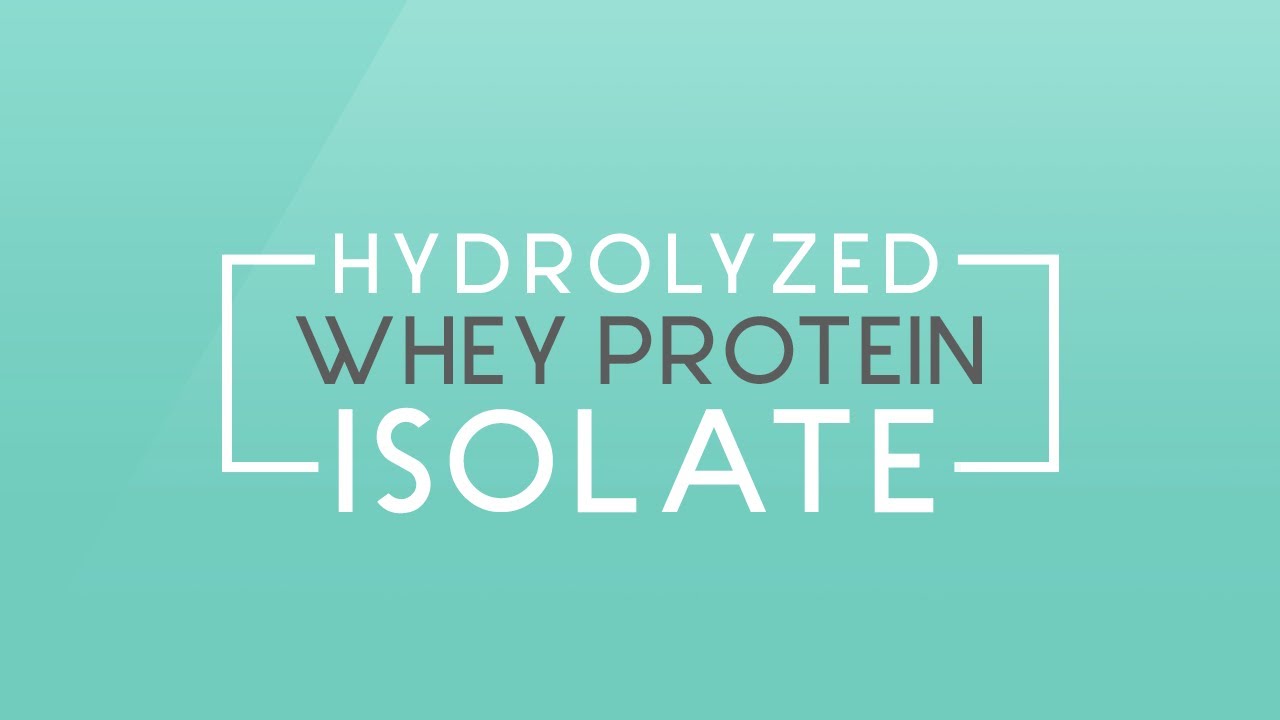 HYDROLYZED WHEY PROTEIN ISOLATE Sascha Fitness