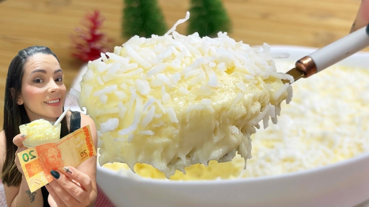 MENOS DE R$ 20,00😱| SOBREMESA RÁPIDA E DELICIOSA PRO NATAL