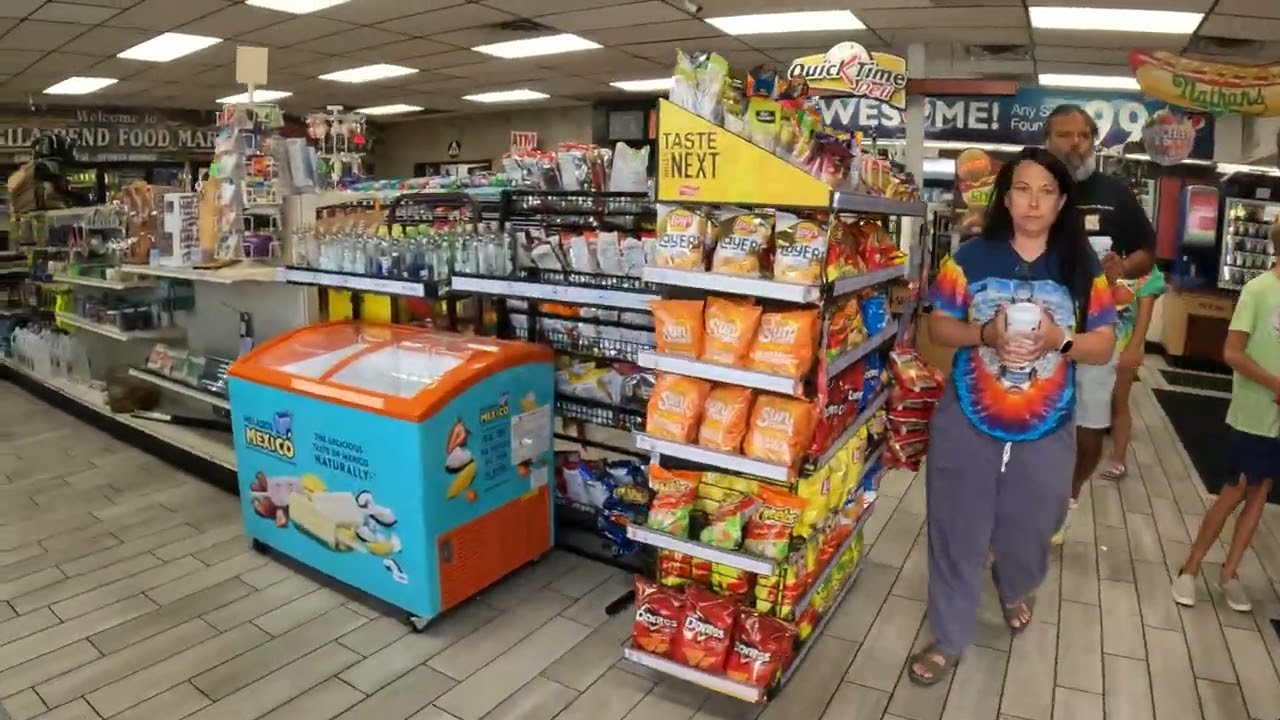Gila Bend Food Mart, Meat Lover's Pizza Slices & New Restrooms Inside, Gila Bend, Arizona