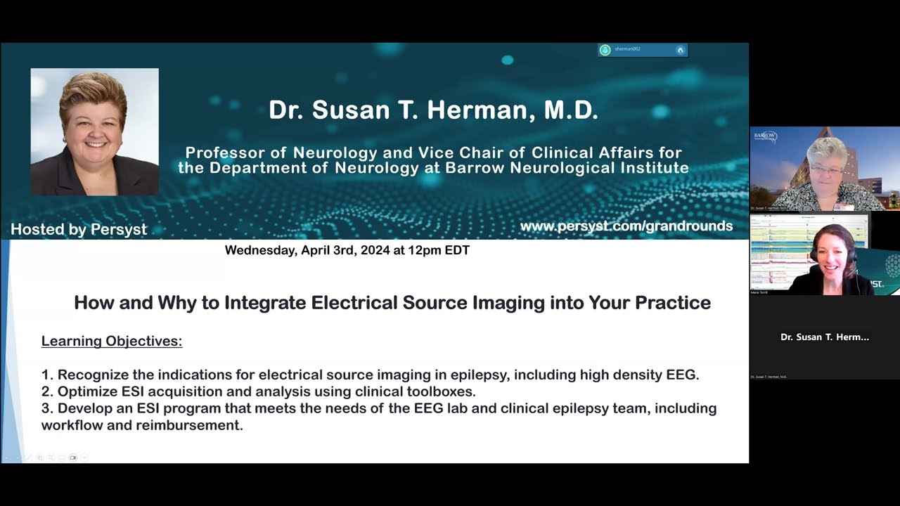 Persyst Grand Rounds with Dr. Susan T. Herman, M.D. (April 4th, 2024)
