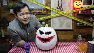 How to make a Jack-o'-lantern w/ Joker Face | Halloween Pumpkin | Kelvin Universe 🎃