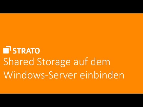 Shared Storage auf dem Windows Server einbinden | STRATO Tutorial