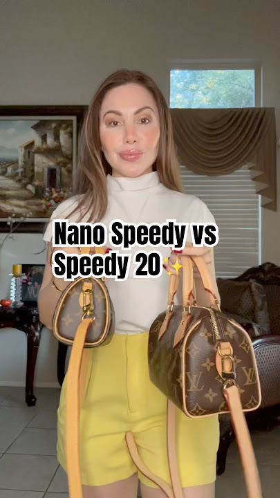 Team Nano Speedy or Speedy 20?🤔💛✨ #louisvuitton #luxebags #speedy #nanospeedy #speedy20