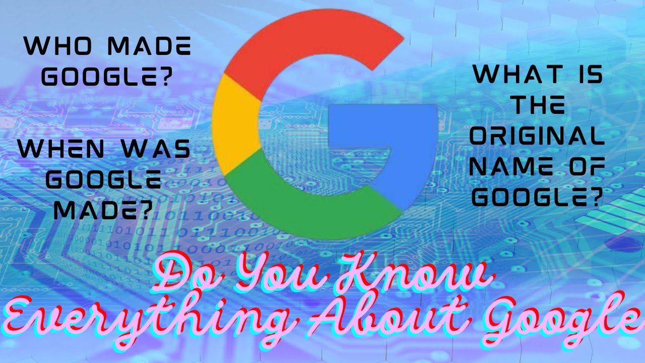 Do you know everything about google? Check your knowledge with this