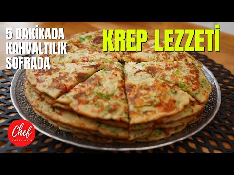 OKTAY USTA'nın KAHVALTI Sofrasındaki ÖZEL TARİFİ !🥣 🧀 KREP OMLET  KAHVALTILIK TARİF Süper LEZZETLİ