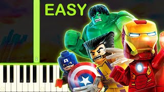 LEGO Marvel Super Heroes - EASY Piano Tutorial screenshot 5
