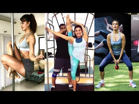 Jacqueline Fernandez AMAZING Flexibility | 180 Degree Stretching | Gym Workout Video | Race 3