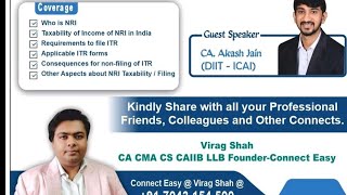 Important Webinar - Mandatory ITR Filing by NRI