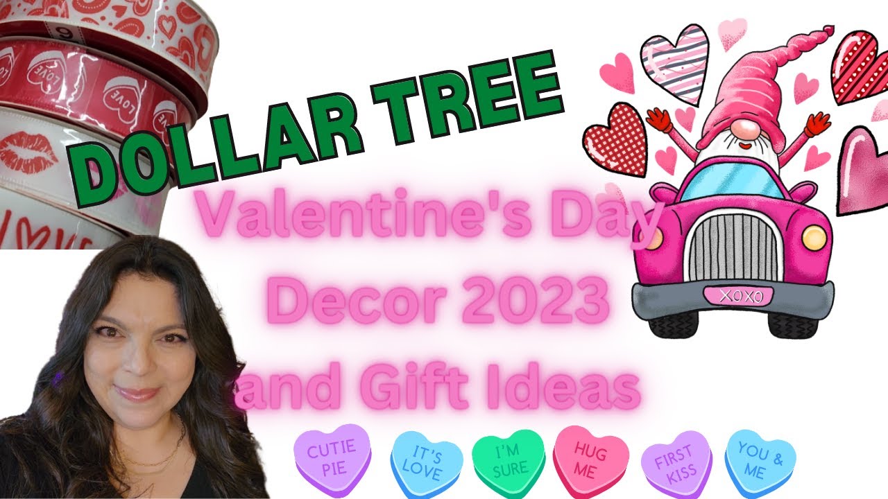 *New* Dollar Tree Valentine's Day Decor 2023 and DIY Ideas 