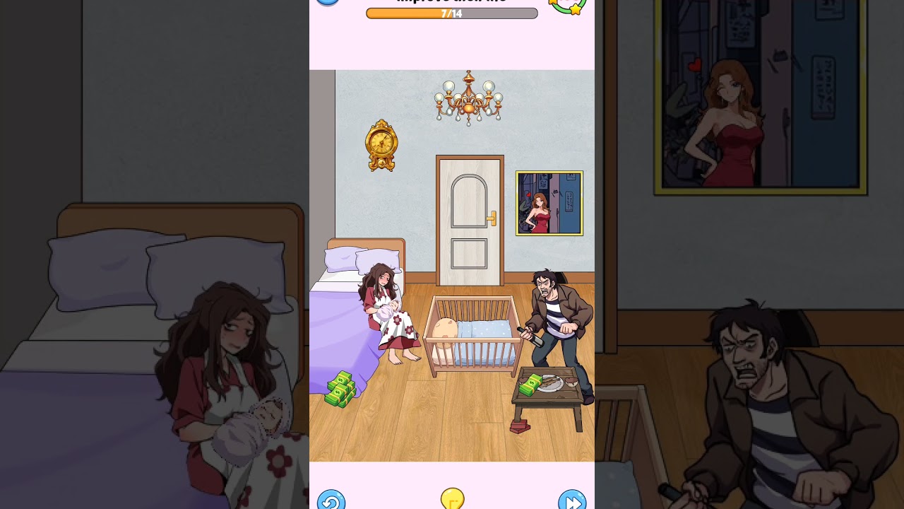 Help the mom and baby improve their life | brainly prankster game| 