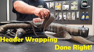 Header Wrap, How To and Why with DEI and Lucore Automotive