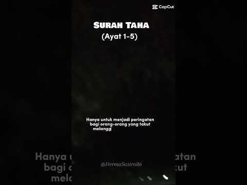 Surah Taha Ayat 1 5 Short