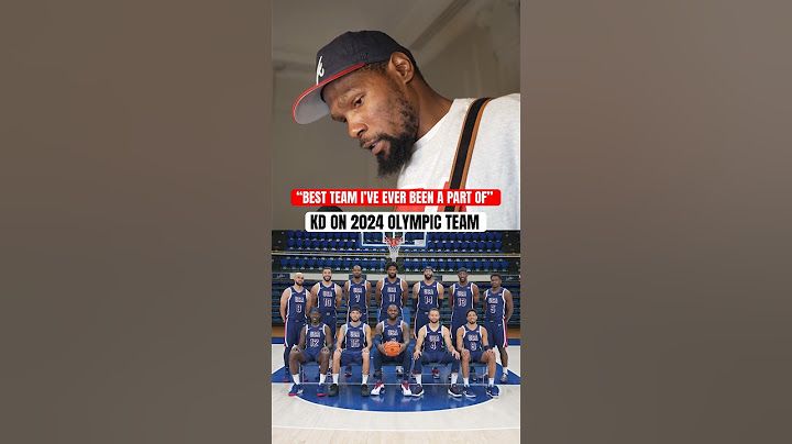KD on playing with this USA Olympic squad 🙌