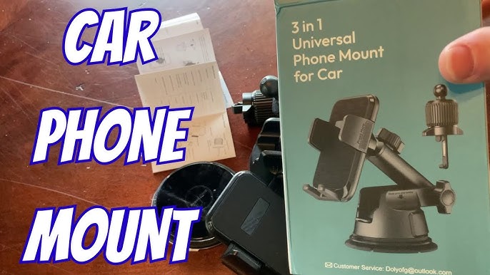 ArmorAll Electronics Universal Phone Mount Kit for Air Vent, Dashboard, and  Windshield - Securely Holds Electronics - Black in the Cell Phone Car  Mounts department at