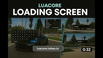 FiveM Loading Screen 2025 | LuaCore | Clean, Fast, and Configurable