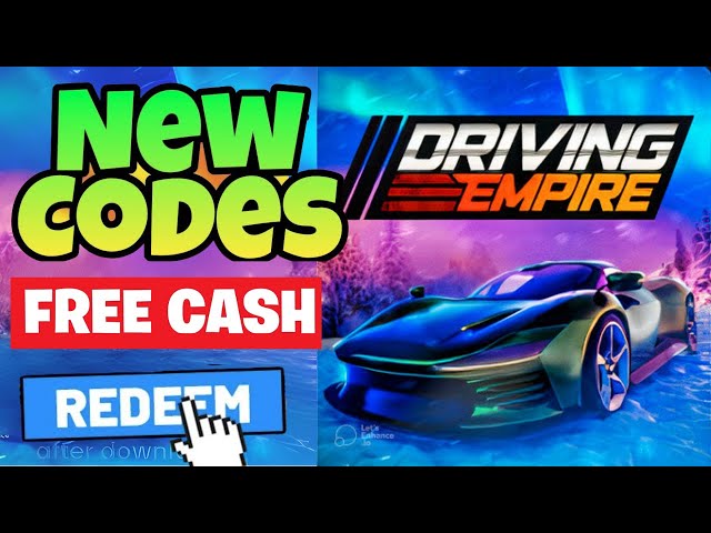 Roblox Driving Empire Codes for January 2023: Free cash and items