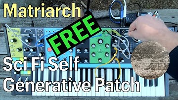 Moog Matriarch - Sci Fi Self Generative Patch