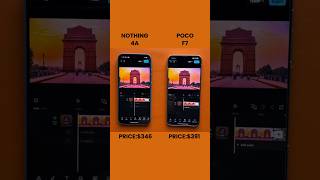 Which Phone Exports Faster? Nothing 4A vs POCO F7 Tested 🏆 #capcut #videoeditng #comparison