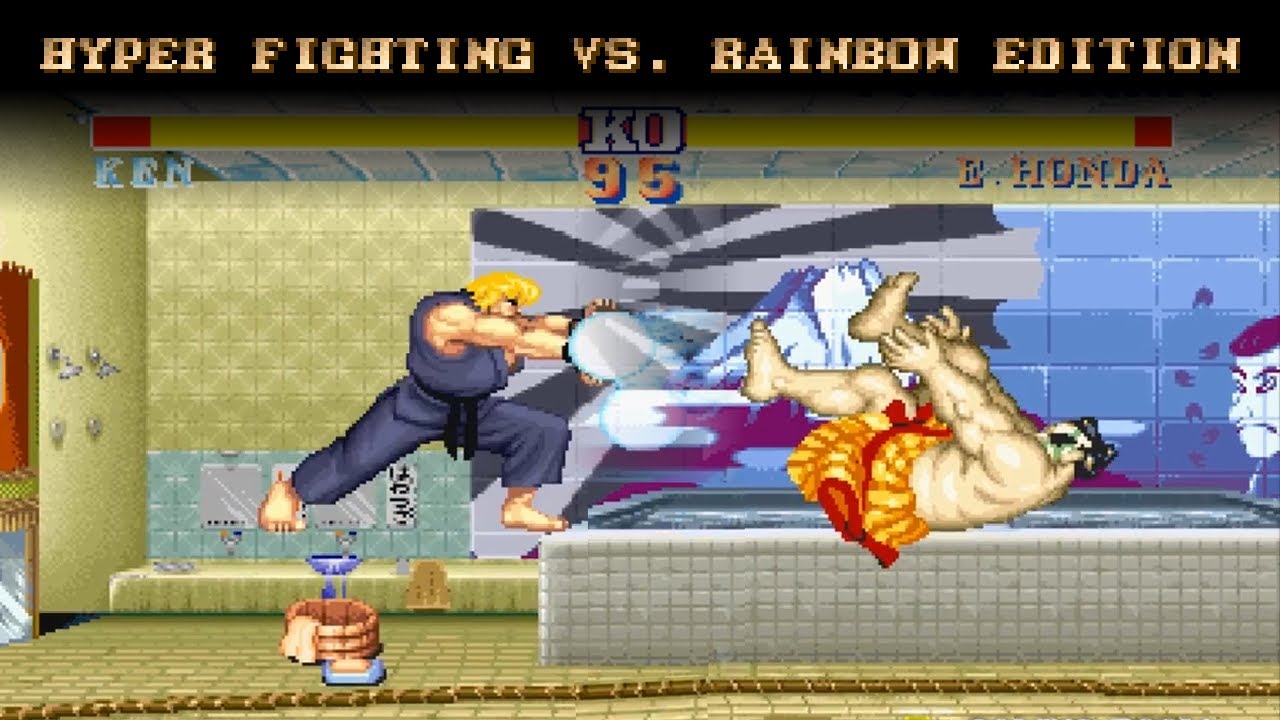 Street Fighter II Turbo: Hyper Fighting vs. Rainbow Edition - YouTube