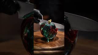 This Glass Apple Slice Feels Unreal 😍 #satisfying #relaxing #ai #calm #viralvideo