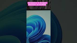 windows Tricks । windows shortcut key । Calculator and Notepad Shortcut #filtermenu