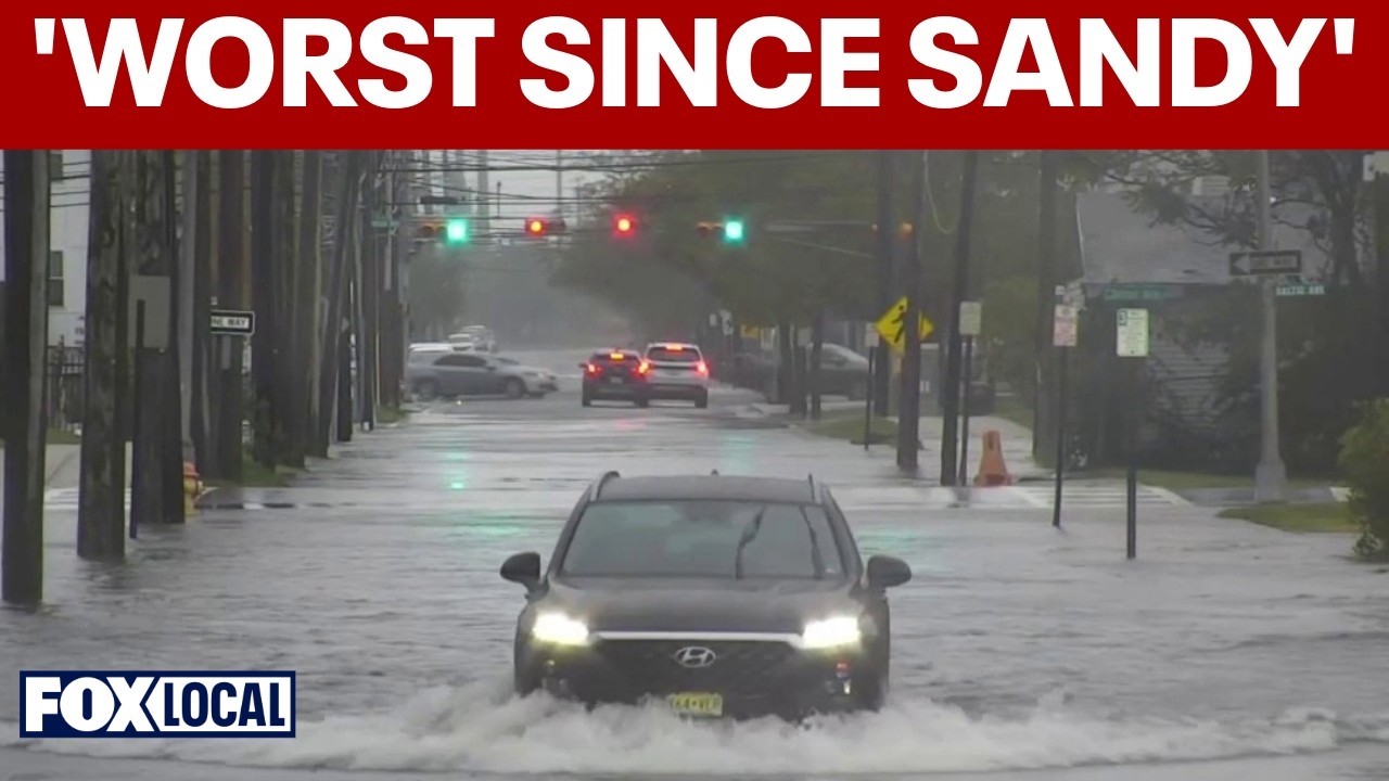 Nor'easter floods Jersey Shore, prompting emergency rescues with streets underwater