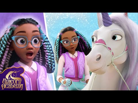Unicorn Holiday ICE MAGIC Layla And Glacier Best Moments Unicorn Academy Cartoons For Kids