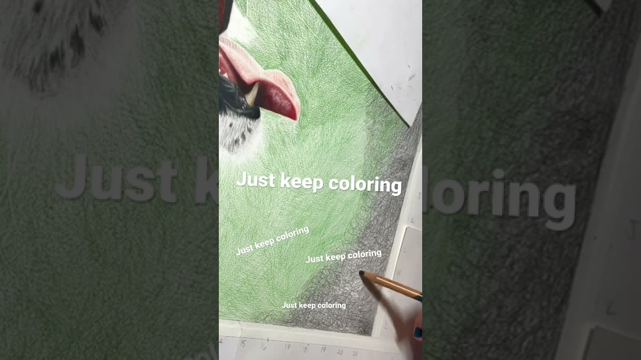 Just keep coloring ✏️🎨✨ | #artshorts