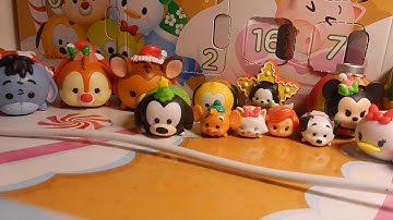 Tsum Tsum Advent Calendar Day 20 - Countdown To Christmas (I Forgot To Show Elf On The Shelf)