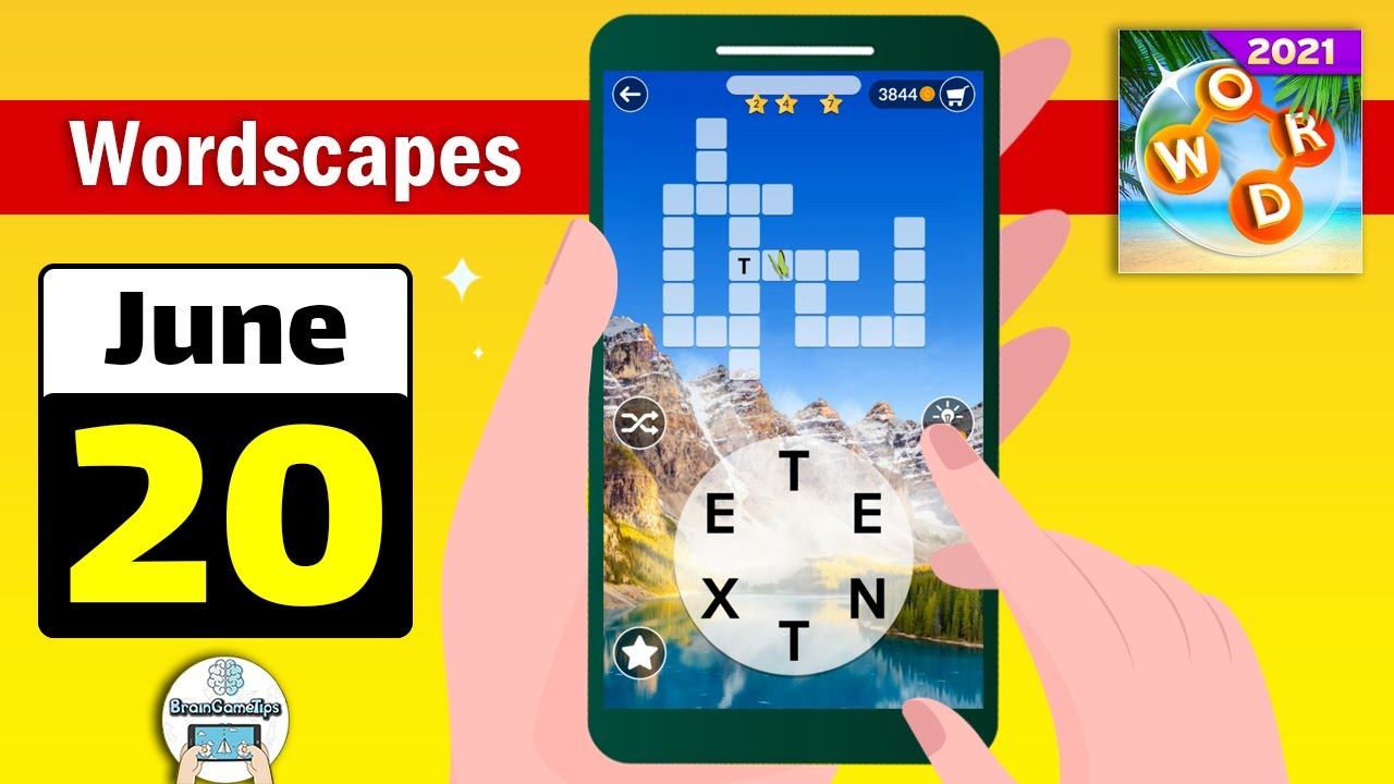 Wordscapes - June 20 2021 Daily Puzzle Answer